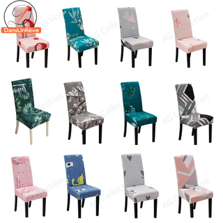 ภาพหน้าปกสินค้าผ้าคลุมเก้าอี้ผ้ายืดโพลีเอสเตอร์พิมพ์ลายนกฟลามิงโก้สีเขียวสีชมพู Hsyt ที่เกี่ยวข้อง