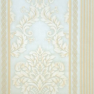 KASSA HOME วอลล์เปเปอร์ติดผนัง Luxury รุ่น 63045 ขนาด 53 x 1000 ซม. สีฟ้า Wallpaper