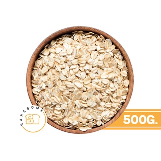 ข้าวโอ๊ต Mcgarette แพค 500G ข้าวโอ๊ต ข้าวโอ็ต Rolled Oat  500G (แบ่งบรรจุ)