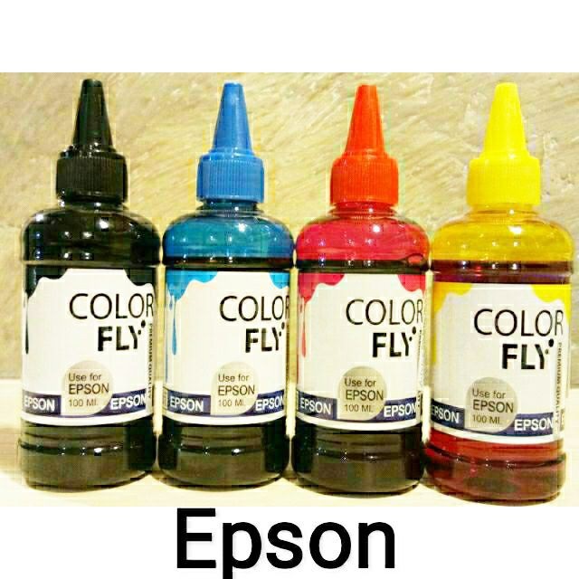 หมึกปริ้น-epson-4-สี-อิงค์เจ็ท-inkjet-printer-100ml-color-fly