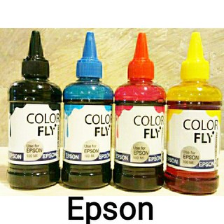 หมึกปริ้น Epson 4 สี อิงค์เจ็ท(Inkjet Printer)100ml. Color Fly