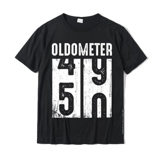 เสื้อยืดผ้าฝ้ายพิมพ์ลายคลาสสิก เสื้อยืด ผ้าฝ้าย 100% พิมพ์ลาย Oldometer 49-50 สไตล์วินเทจ เรโทร ของขวัญ สําหรับผู้ชาย แล