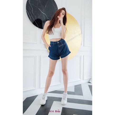 hot-s-42-กางเกงยีนส์ขาสั้นบาร์บี้-ผ้าดี-ทรงสวย-มีbigsizeค่ะ-สาวอวบ-คนอ้วน-ใส่ได้