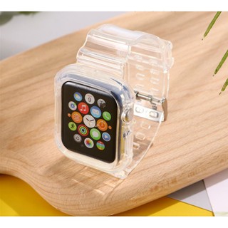 ภาพหน้าปกสินค้าสายนาฬิกา+เคสแบบTPUนิ่ม สำหรับ แอปเปิ้ลวอช ที่เกี่ยวข้อง