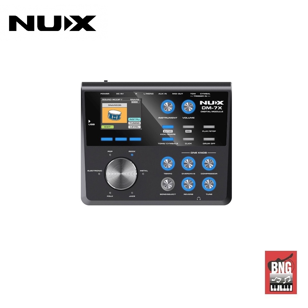 nux-dm7x-กลองไฟฟ้า-electronic-drums