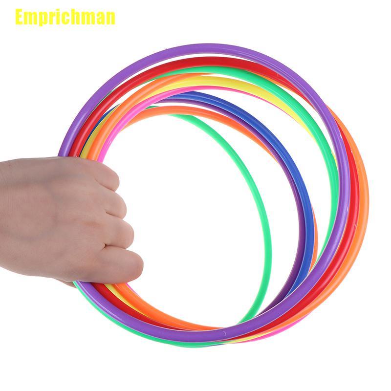 ภาพหน้าปกสินค้า(Emprichman) ของเล่นห่วงวงกลมพลาสติก หลากสี ขนาด 18 ซม. 5 ชิ้น สําหรับเด็ก จากร้าน emprichman.th บน Shopee