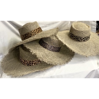 หมวกสานหญ้าหอม Dumonthลายเสือ
