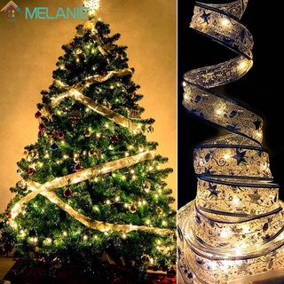 ภาพหน้าปกสินค้า40 LED Christmas Tree Top Bows Colored Lights / Fairy Lights Strings Copper Wire Ribbon Bows Lights / Xmas Decorative Pendant ที่เกี่ยวข้อง