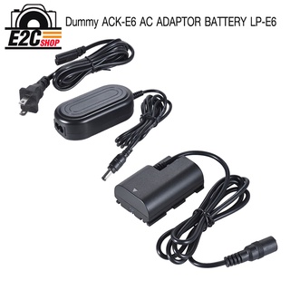 Dummy Battery ACK-E6 AC Adapter Battery LP-E6 for Canon 5DS 5DIV 7DII 80D EOS-R