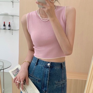 Ey_shop688#พร้อมส่ง✨651/AG.E#เสื้อแฟชั่นผ้าไหมพรมเห็นกลุ่ม #เสื้อครอปเอวลอยผ้ายืดได้✨