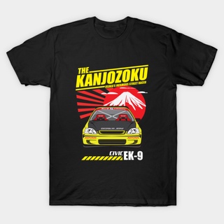 เสื้อยืดผ้าฝ้ายGildan เสื้อยืด พิมพ์ลาย Distro Civic Jdm Kanjosoku สําหรับทุกเพศL XL  XXL 3XL