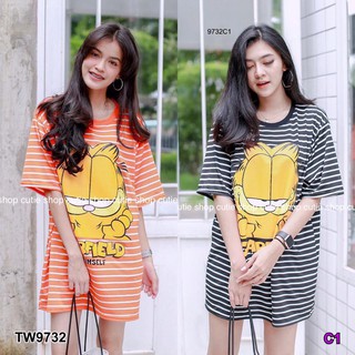 เดรสทรง Oversize สกรีนลาย TW9732