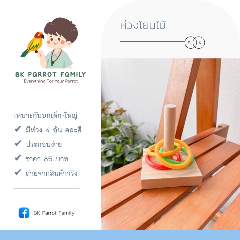 ของเล่นนก-parrot-toy-ของเล่นเสริมทักษะนก-ของเล่นนกแก้ว-ห่วงนกแก้ว