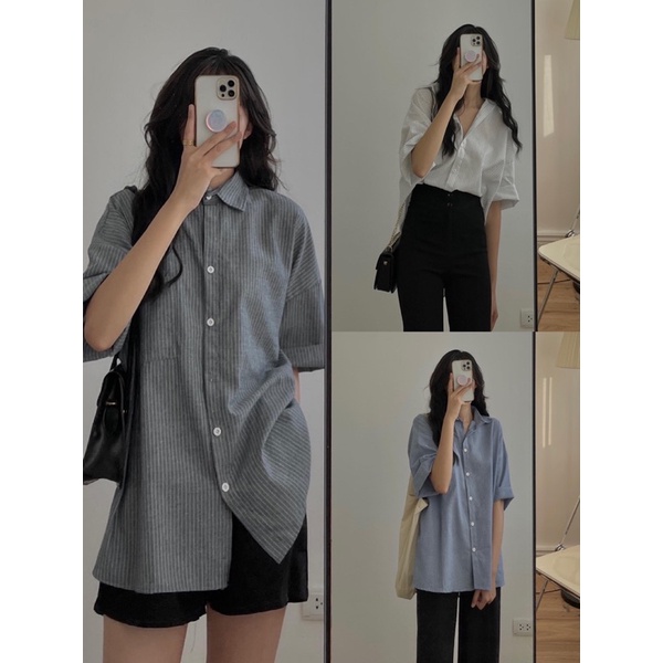 Adult's Wool Long Sleeve Shirt - Foggy Black - 1 Left Size S main image 0