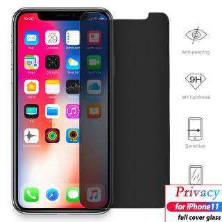 [พร้อมส่ง] ฟิล์ม กันมอง เต็มจอ Anti Spy Privacy Protection Tempered Film iPhone 11 Pro MAX 6.1 6.5 5.8 inch Screen Protector Glass ฟิล์มนิรภัย