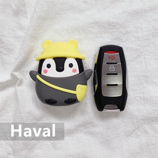 ภาพหน้าปกสินค้า[พร้อมส่ง ]Haval ปลอกกุญแจรถ for Haval H6 ORA R1 R2  ปลอกกุญแจซิลิโคนลาย Penguin เพนกวิน  ซองกุญแจรถ น่ารัก ที่เกี่ยวข้อง