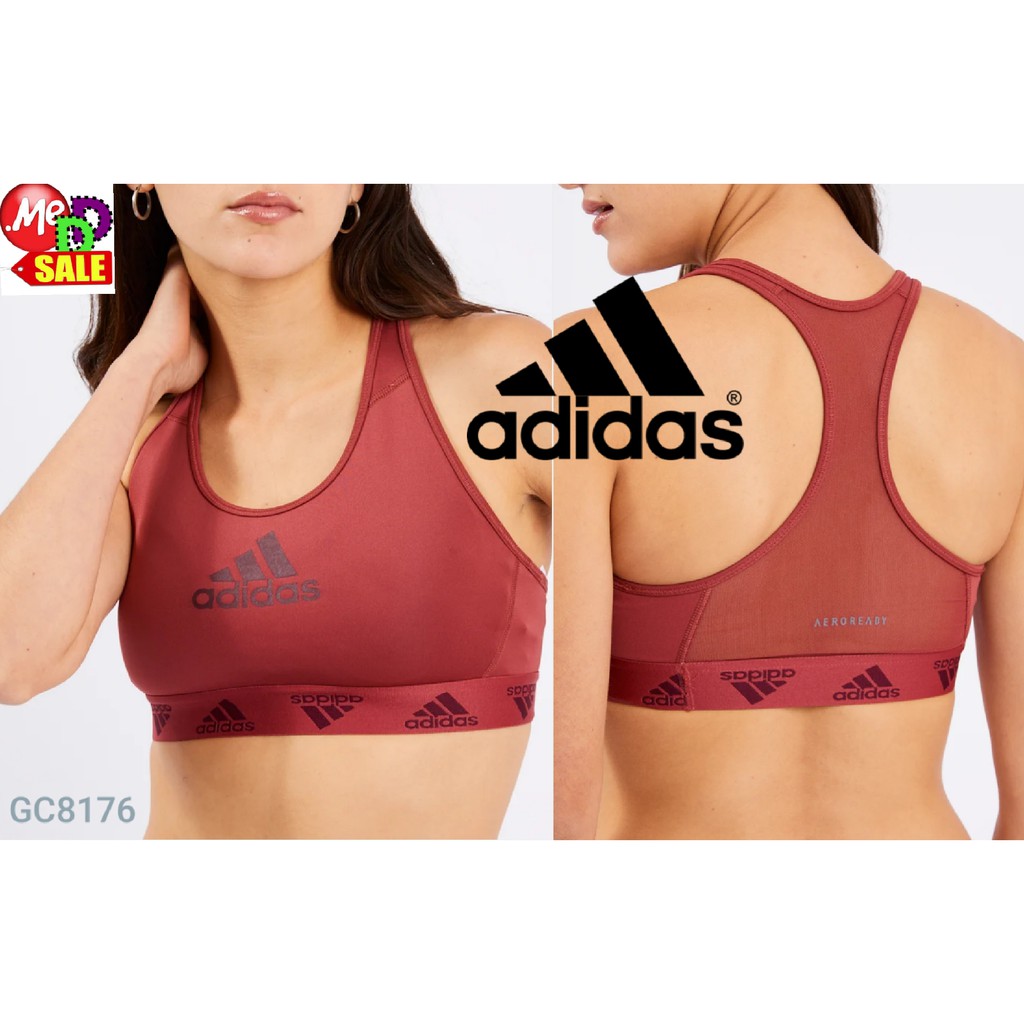 Adidas - ใหม่ บราใส่ออกกำลังกายทรงรัดกระชับพร้อมฟองน้ำถอดออกได้ DON'T REST  ALPHASKIN BADGE OF SPORT GC8176 GK0298 FT3129 | Shopee Thailand