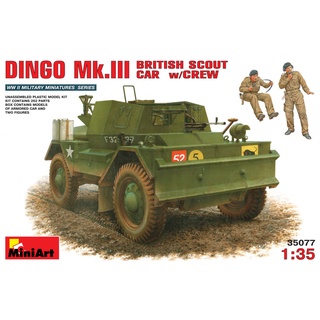 โมเดลประกอบ MiniArt 1/35 MI35077 DINGO MK.III BRITISH SCOUT CAR