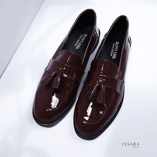 สินค้า รองเท้าหนัง NANA OKADA  รุ่น Vintage มัน เงา ส้นเตี้ย