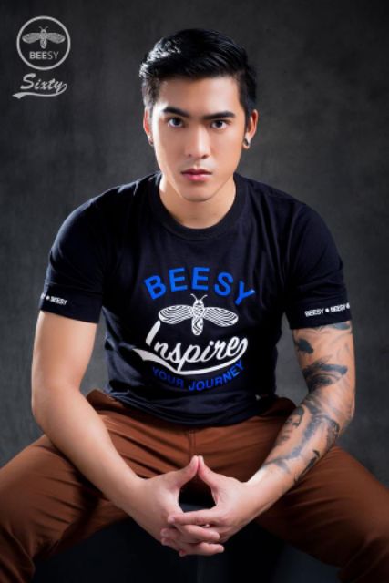 beesy-เสื้อยืด-รุ่น-sixty-สีกรม