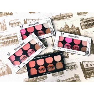 ปัดแก้มเนื้อฝุ่น 8ช่อง SIVANNA COLORS Ultra Blush Palette hf319