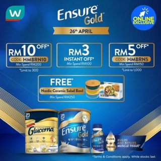 ภาพขนาดย่อของภาพหน้าปกสินค้าEnsure Gold Ensure เอนชัวร์อาหารเสริมสูตรครบถ้วน ธัญพิช วานิลลา ขนาด 850g จากร้าน hotsale88 บน Shopee ภาพที่ 8