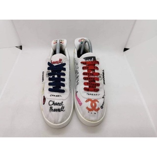 chanel sneakers pharrell white multi-color