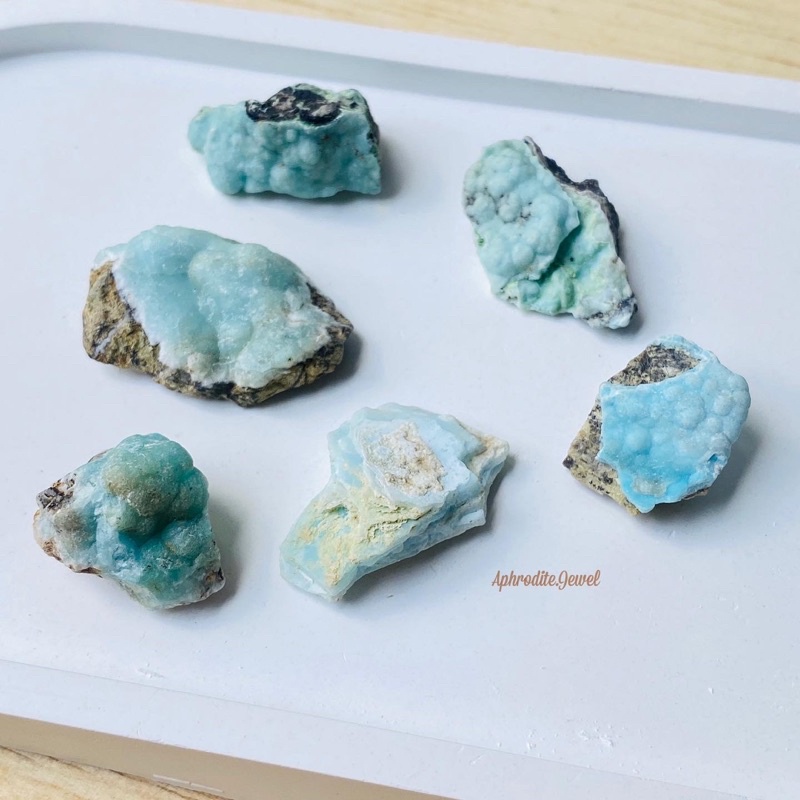 หินดิบ-เฮมิมอไฟต์-hemimorphite-หินแท้