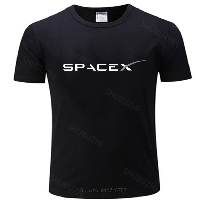 การเลือกบูติก-ใหม่-spacex-space-x-โลโก้-elon-ออกแบบเสื้อยืดฤดูร้อนแฟชั่นเสื้อยืดผู้ชายผ้าฝ้าย-e8