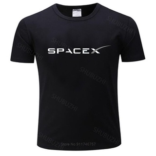 [การเลือกบูติก] ใหม่ Spacex Space X โลโก้ Elon ออกแบบเสื้อยืดฤดูร้อนแฟชั่นเสื้อยืดผู้ชายผ้าฝ้าย $e8