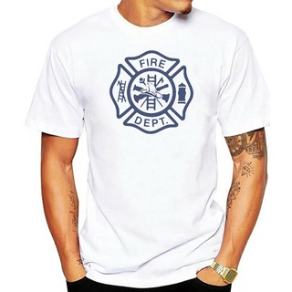 [COD]เสื้อยืด พิมพ์ลายกราฟิก Firefighter Fire Department Rescue Emt สีขาว