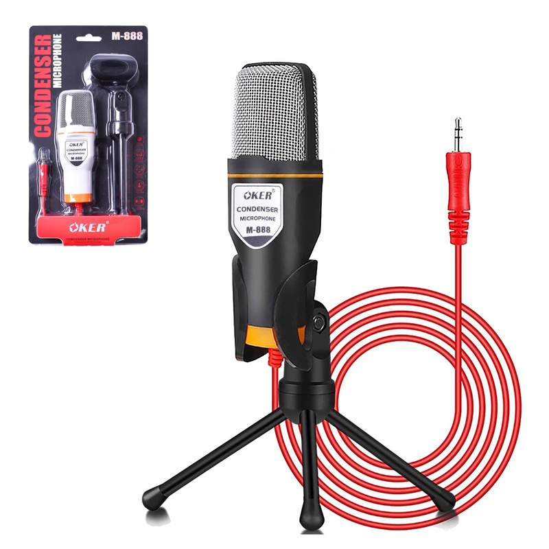 Oker M888 Condenser ไมค์คอนเดนเซอร์ | Shopee Thailand
