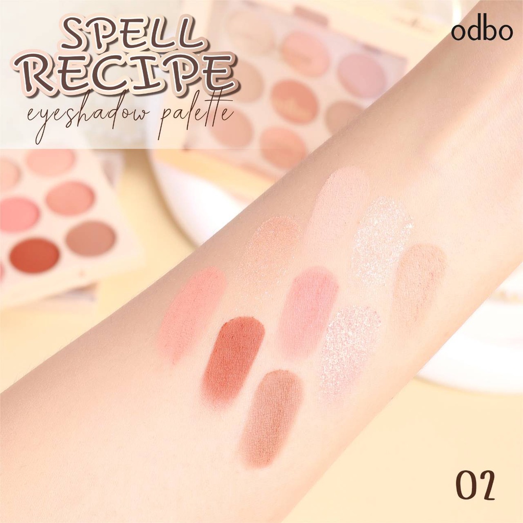 od2005-odbo-spell-recipe-eye-color-palette-โอดีบีโอ-สเปลล์-เรชิปพี-อาย-คัลเลอร์-พาเลท-มีทั้งชิมเมอร์และพาเลท