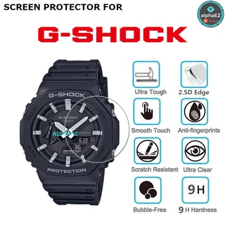 Casio G-Shock GA-2100-1A Casioak TMJ Series 9H ฟิล์มกระจกนิรภัยกันรอยหน้าจอ GA2100