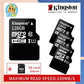 ภาพหน้าปกสินค้าKingston Micro SD Card Class10(COD) ขนาดความจำ 32 GB /64 GB/128GB with Adapter แท้100% ช่วยเพิ่มพื้นที่จัดเก็บข้อมูล ที่เกี่ยวข้อง