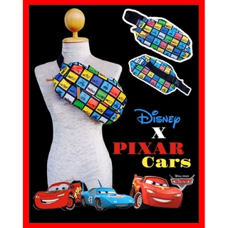 กระเป๋าVintage คาดอก คาดเอว PIXER Cars X Disney (มือสอง สภาพดี)
