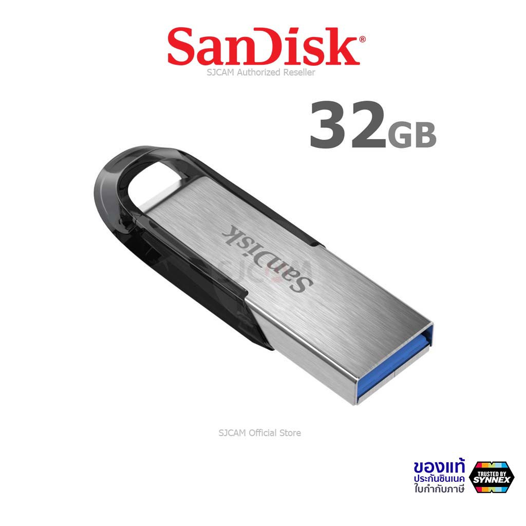 ภาพหน้าปกสินค้าSanDisk Flash Drive Ultra Flair USB3.0 32GB Speed 150MB/s (SDCZ73_032G_G46) เมมโมรี่ แซนดิส แฟลซไดร์ฟ ประกัน Synnex 5 ปี จากร้าน sjcam_officialstore บน Shopee