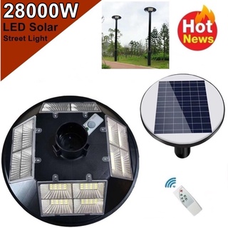 โคมไฟโซล่าเซล UFO 16 ช่อง LED 20000W -  28000W ไฟถนน Spotlight ไฟโซลาร์เซลล์  สปอร์ตไลท์ Solar Cell สปอตไลท์ SOLAR LIGHT