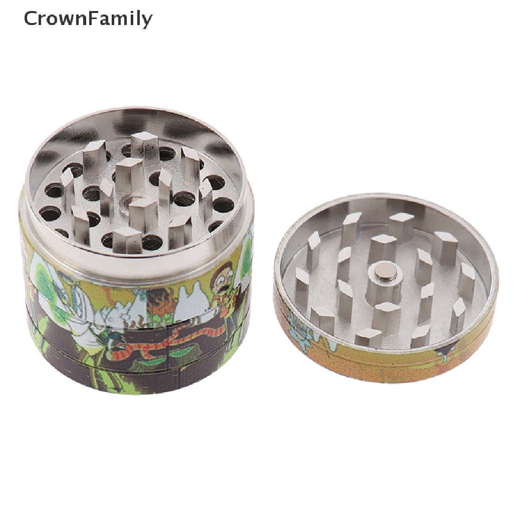 crownfamily-เครื่องบดสมุนไพร-เครื่องเทศ-บดยาสูบ-4-ชั้น-ขายดี