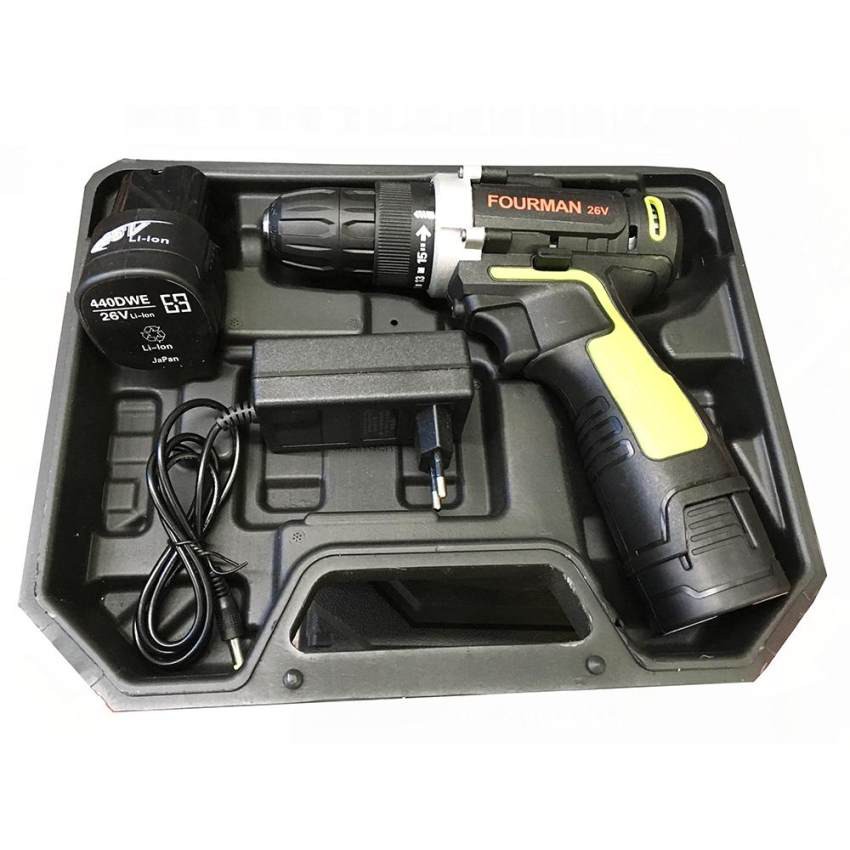 easy-tool-26-volt-lithium-ion-cordless-rechargeable-screwdriver-kit-with-bit-set-and-carrying-case-yellow