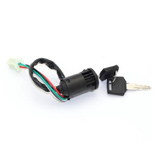 4 wire ignition key barrel สวิทช์ 50 cc 110 cc 125 cc 250 cc หลุม quad dirt สําหรับรถจักรยาน atv