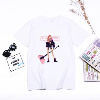 [100% Cotton] เสื้อยืดแขนสั้นลําลอง ทรงหลวม พิมพ์ลาย แฟชั่นฤดูร้อน สไตล์เกาหลี สําหรับผู้หญิง