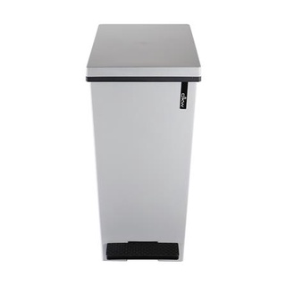 Dee-Double  ถังขยะเหยียบเหลี่ยม DKW HH-2610I 20 ลิตร สีเทา  ถังขยะภายใน ถังขยะในบ้านสวย ๆ ถังขยะกลม ถังขยะในครัว