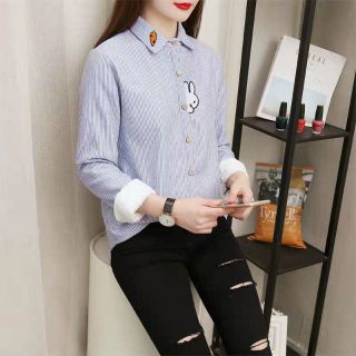 Women Long Sleeve Shirt 2019 💥เสื้อเชิ้ตใส่ทำงานน่ารักๆ