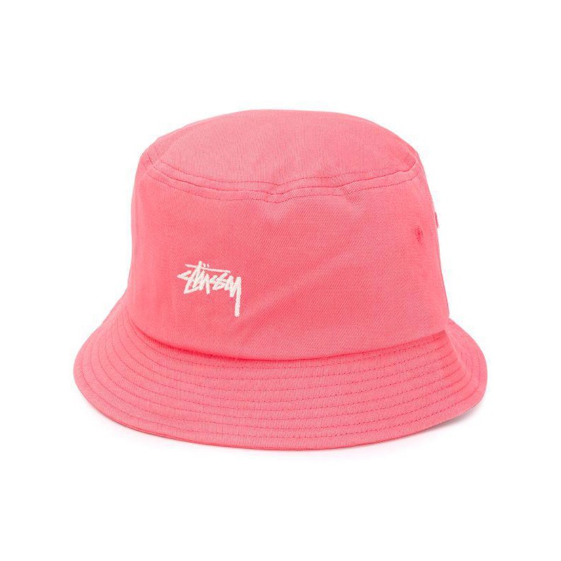SLUM LTD STUSSY STOCK BUCKET HAT Red Shopee Thailand