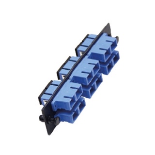 Link UF-2266SM Fiber Optic 6 SC Duplex Snap-In Adapter Plate (SM &amp; MM.)