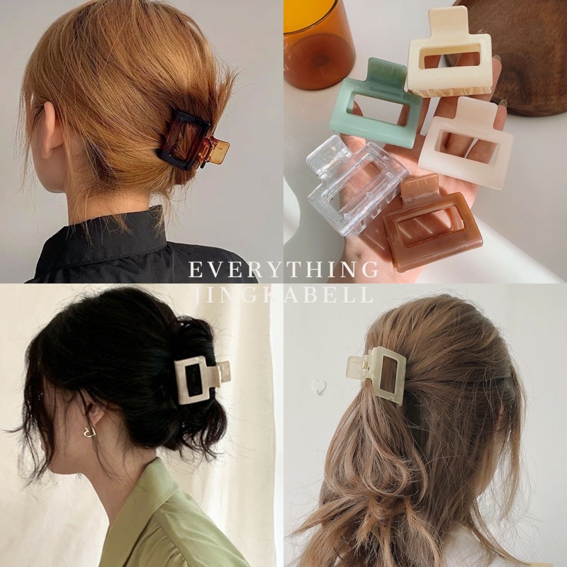 พร้อมส่ง-กิ๊บหนีบผมเกาหลี-5x5-cm-มี-22-สี
