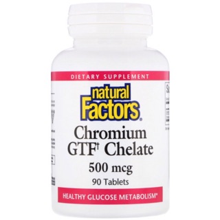 โครเมียม, Chromium GTF Chelate 90 เม็ด