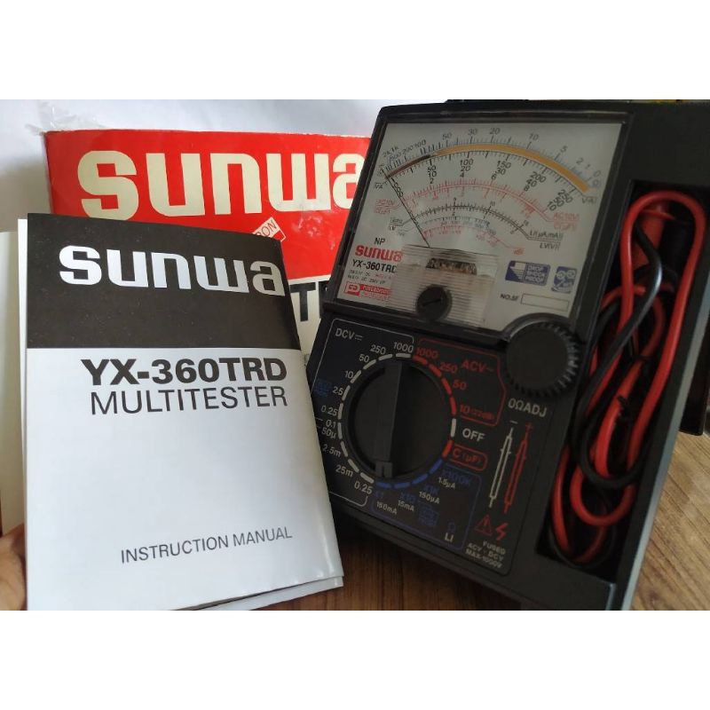 มัลติมิเตอร์วัดไฟแบบเข็ม SUNWA YX-360TRD Multimeter | Shopee Thailand