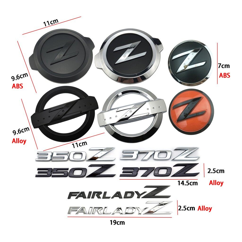 hys-สติกเกอร์ตราสัญลักษณ์-3d-350z-370z-fairlady-z33-nismo-สําหรับติดตกแต่งรถยนต์-nissan-frontier-skyline-x-trail-qashqai-tiida-altima